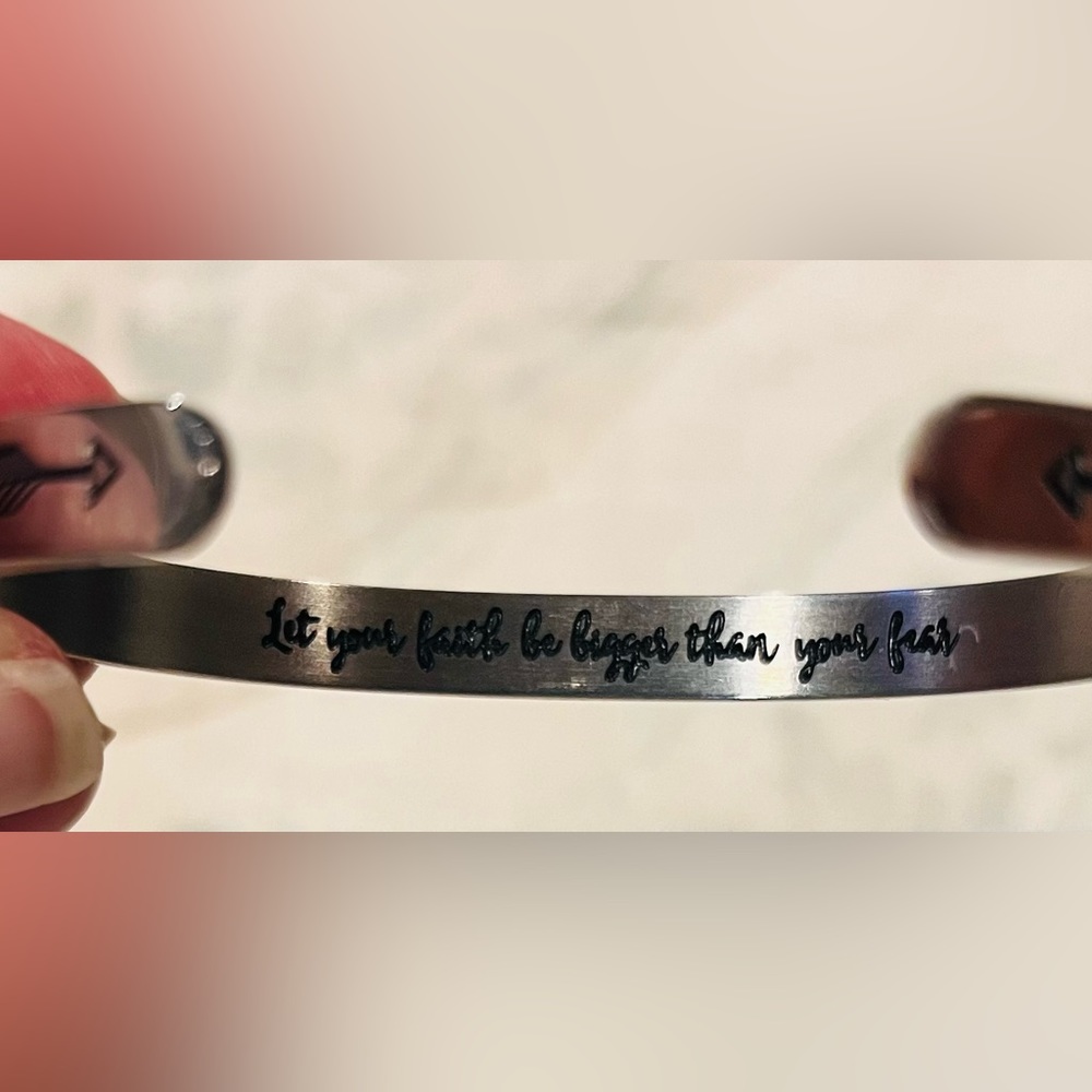 Gorgeous Sterling Silver Engraved Cuff Bracelet